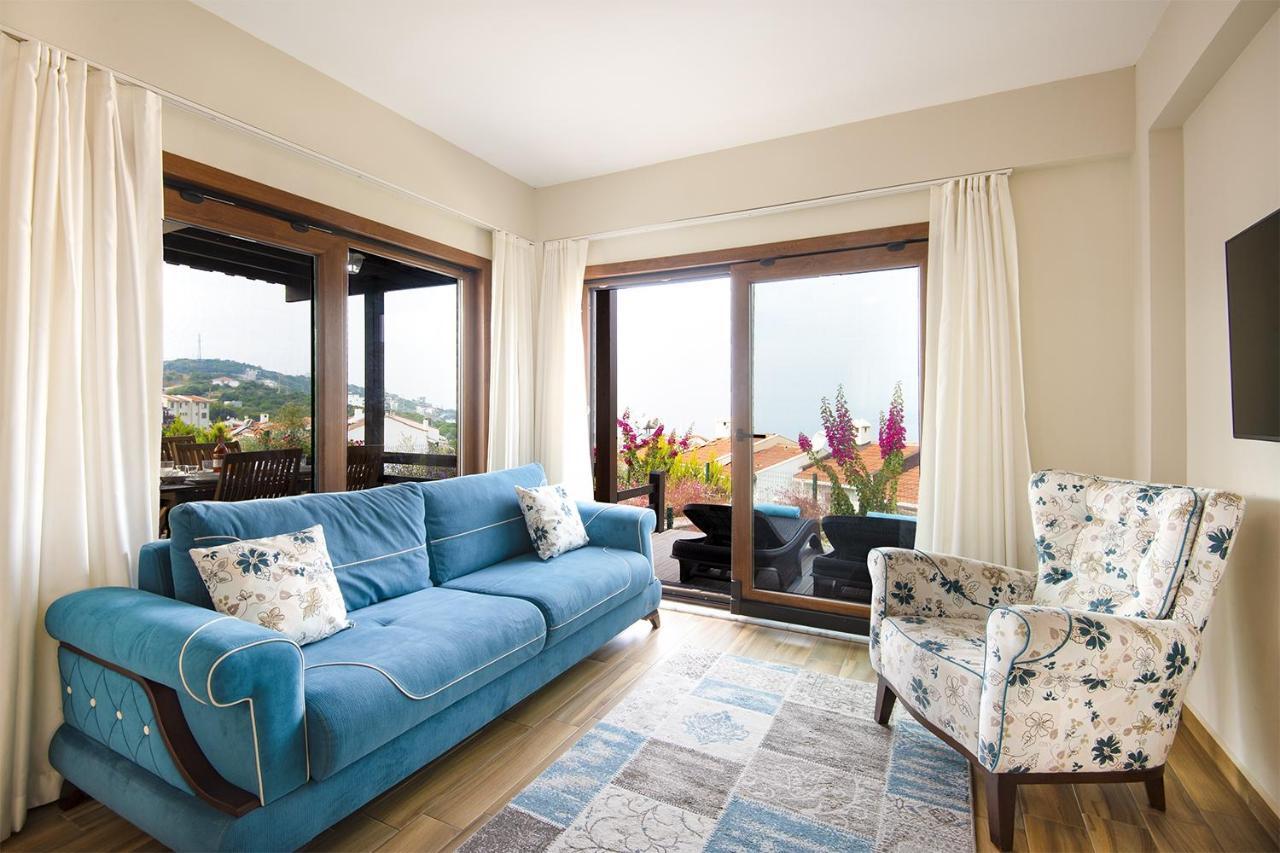 Bodrum Sea View Villa With Access To Private Beach Bogazici Esterno foto