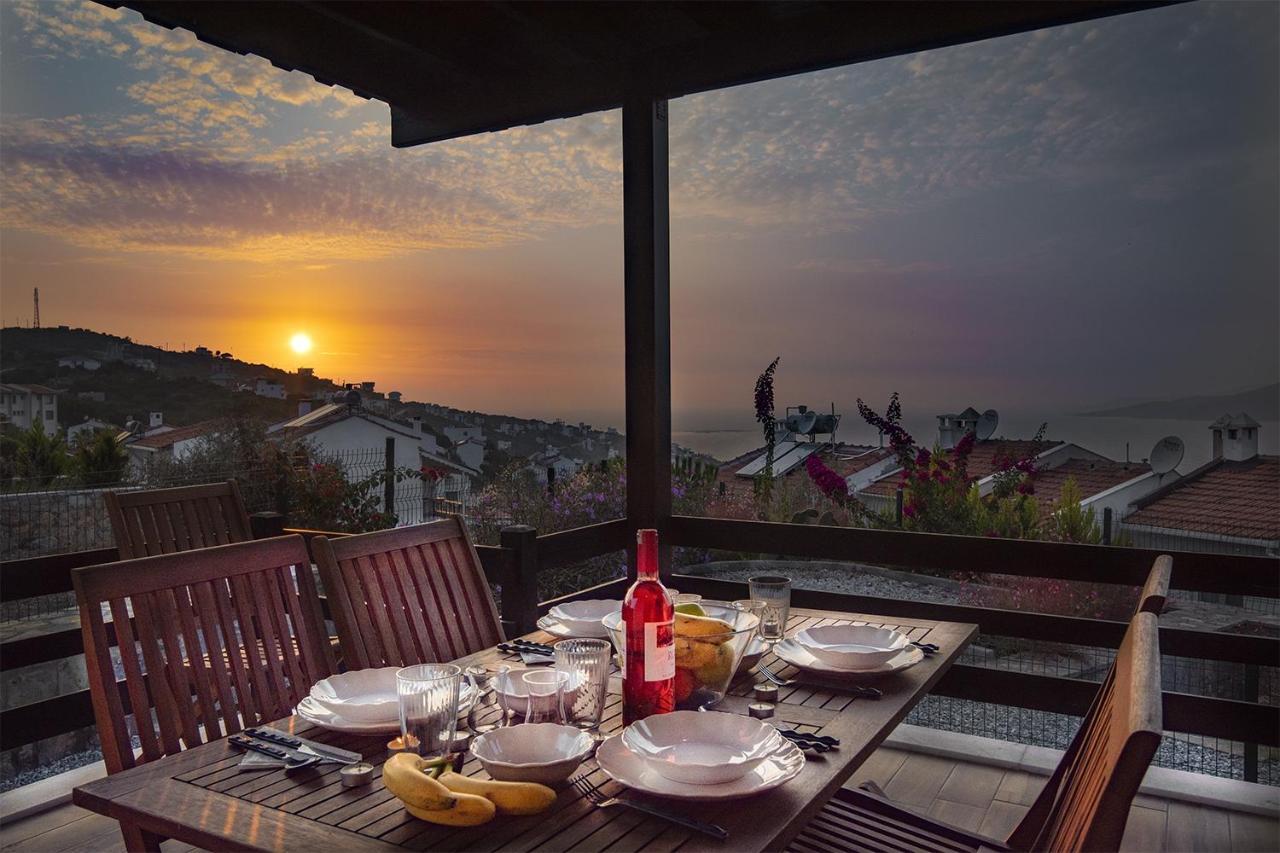 Bodrum Sea View Villa With Access To Private Beach Bogazici Esterno foto